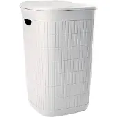 Stefanplast Domus Wäschekorb 50L, Puderweiß