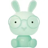 Luxus Europe - Nachtlampe Kinderzimmer Bunny Mintgrün - Draadloos LED Nachtlampje Kinderen - USB-C Oplaadbaar