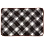 Bestlivings Tierdecke Lammflor 80 x 120 cm Dunkelbraun Gemustert