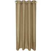 Bestlivings Gardine Blickdicht Taupe 140x175cm Ösen - Taupe dunkel