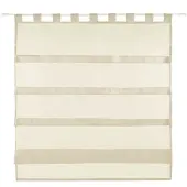 Bestlivings Sky Gardine Raffoptik Schlaufe 100 x 110 cm beige