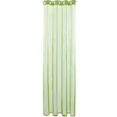 Bestlivings Ösenschal Noella Transparent 140x175cm, Farbe: grün - olivgrün
