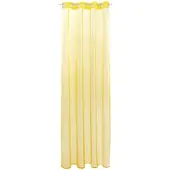 Bestlivings Ösenschal Noella Transparent 140x175cm, Farbe: gelb - lemongelb