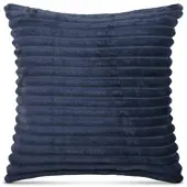 Bestlivings Dekokissen Kordoptik 50 x 50 cm Mitternachtsblau
