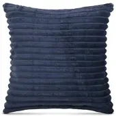 Bestlivings Dekokissen Kordoptik 50 x 50 cm Mitternachtsblau