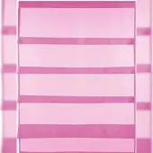 Bestlivings Bistrogardine Raffoptik mit Stangendurchzug Sky 80 cm x 110 cm Pink