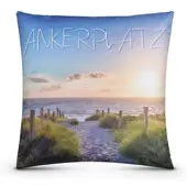 Bestlivings Outdoor Kissen mit Strandmotiv - Ankerplatz - 1 Stück ( 1er Pack )
