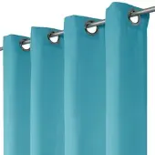 Bestlivings Dekoschal Ellen Ösen ca. 140x245 cm Türkis - petrol