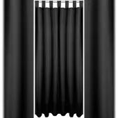 Bestlivings Dekoschal Ellen Schlaufen, 140x175 cm - Schwarz