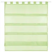 Bestlivings Sky Gardine Raffoptik Schlaufe 90 x 110 cm grün