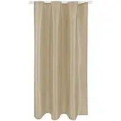 Bestlivings Gardine Blickdicht Taupe 140x145cm Band - Taupe hell