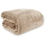 Bestlivings Kuscheldecke Teddy Fleece Sherpa Flanell 150 x 200 cm Beige