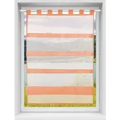 Bestlivings Sky Gardine Raffoptik Schlaufe 80 x 110 cm apricot