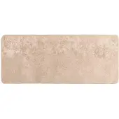 vidaXL Teppichläufer MARSA Beige 50 x 100 cm Polyester und PVC