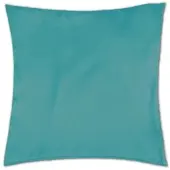 Bestlivings Kissenhüllen 50x50 Alessia türkis - pfauenblau mit Füllung