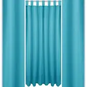 Bestlivings Dekoschal Ellen Schlaufen, 140x175 cm - Türkis