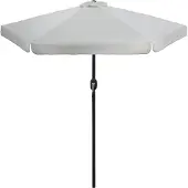 Bestlivings Gartenschirm 300 cm Aluminium mit Kurbel, großer Sonnenschirm für Garten und Terrasse, Bespannung aus 100% Polyester wetterresistent