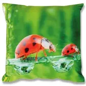 Bestlivings Kissenhülle Fotodruck Käfer 40 x 40 cm mit Füllung