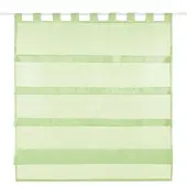 Bestlivings Sky Gardine Raffoptik Schlaufe 100 x 110 cm grün