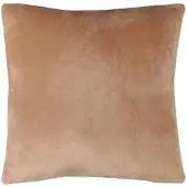 Bestlivings Dekokissen Kuschel Kissenbezug mit Reißverschluss 60 x 60 cm Nougat