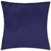 Bestlivings Kissenhüllen 40x40 Alessia blau - royalblau mit Füllung