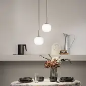 LUCE Design Hängelampe Eris, dimmbar, braun / rost, für Wohn- / Esszimmer, Aluminium, Modern, Pendelleuchte