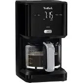 Tefal CM6008, Filterkaffeemaschine, 1,25 l, Gemahlener Kaffee, Schwarz