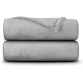 Bestlivings Kuscheldecke Cashmere Touch 200 x 220 cm Silber