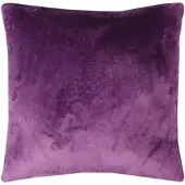 Bestlivings Dekokissen Kuschel Kissenbezug mit Reißverschluss 50 x 50 cm Violett