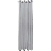 Bestlivings Ösenschal Noella Transparent 140x245cm, Farbe: grau - lichtgrau