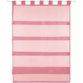 Bestlivings Sky Gardine Raffoptik Schlaufe 80 cm x 110 cm Bordeaux