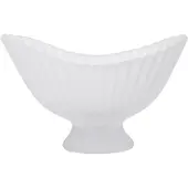 Ferm Living FOUNTAIN Schale, Höhe 24 cm, Glas gefrostet - LIVING , Transparent, Glas