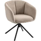 HOMCOM -Sessel-Polyester-59L x 58,5B x 78,5H cm-Braun