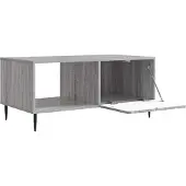 vidaXL Couchtisch Grau Sonoma 90 x 50 x 40 cm Holzwerkstoff
