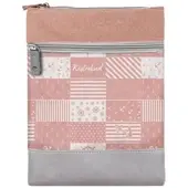Goldline Canvas Crossbag 074 (Rechtecke rose)
