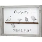 Gilde Steinbild Vogelparade - Einzigartig