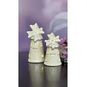 Tiziano Windmühle Resina 30cm LED cremeweiß