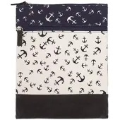 Goldline Canvas Crossbag 005 (Navy White Anchor)
