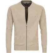 Casamoda Strickjacke Zip Beige