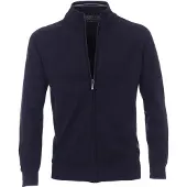 Casamoda Strickjacke Zip Dunkelblau