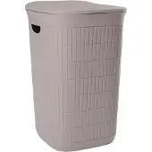 Stefanplast Domus Wäschekorb, 50 l, graubeige