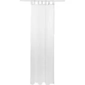 Bestlivings Schlaufenschal Noella Transparent 140x245cm, Farbe: weiß - reinweiß
