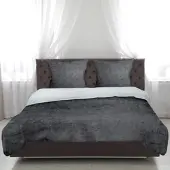 Bestlivings Bettwäsche Cashmere Touch - 80x80+155x220 cm - Silber / Anthrazit