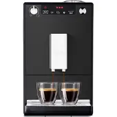 Melitta E 950-222 Caffeo SOLO Black Vollautomatische Espressomaschine, Integriertes Mahlwerk, Wasserfilter