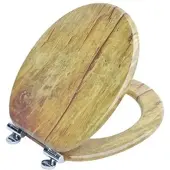 SINOBATH WC Sitz Mit Absenkautomatik MDF Holzkern H042