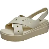 Crocs Sandalen Brooklyn 4U Cross Strap Sandal 212254 Beige