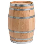 Temesso 100 Liter - Holzfass natur geschlossen als kleiner Stehtisch