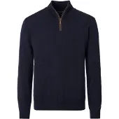 Casa Moda Halfzip Pullover Solid Navy