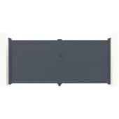 Casanoov Doppelflügeltor Aus Aluminium Eiger 300x180cm Grau