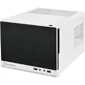 Silverstone SG13, Mini Tower, PC, Schwarz, Weiß, Mini-ATX, Mini-DTX, Kunststoff, Stahl, 6,1 cm